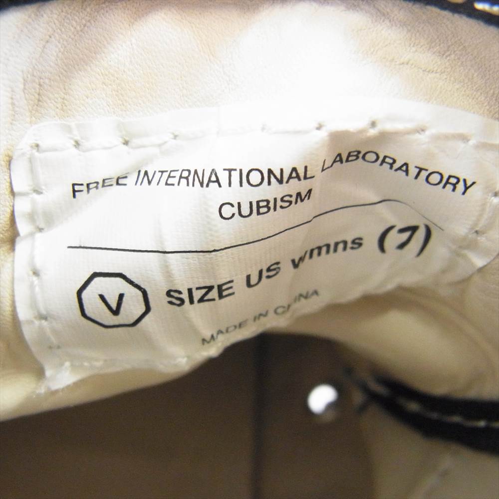 VISVIM ビズビム WMV SKAGWAY HI KILTIE BLACK スカグウェイ ハイ カットスニーカー ブラック系 7【中古】