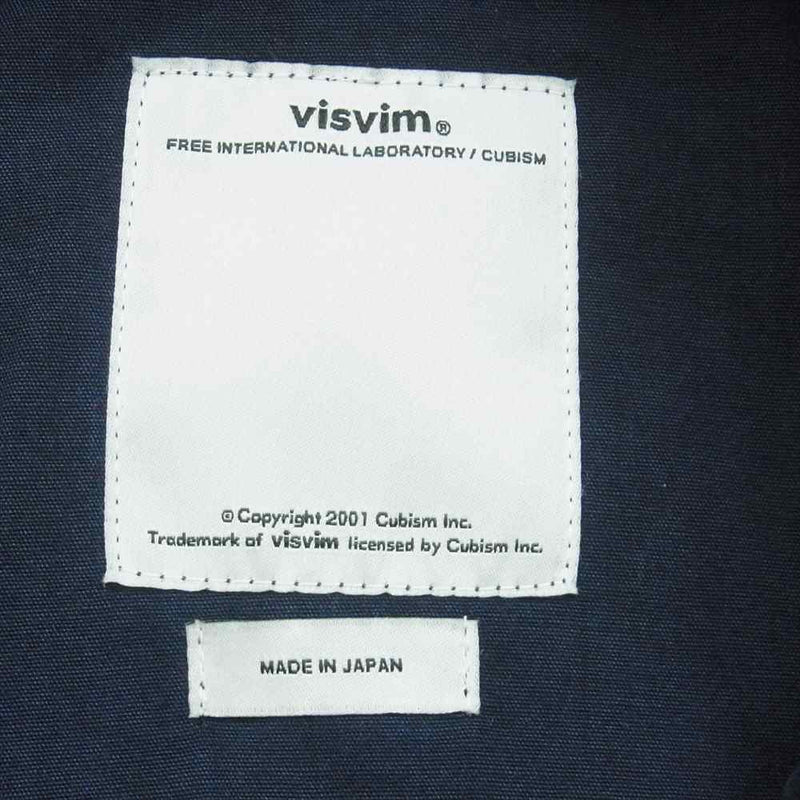 VISVIM ビズビム 17AW 0117205013029 PFD M-65 JKT DMGD CHINO NAVY ミリタリー ジャケット ネイビー系 1【美品】【中古】