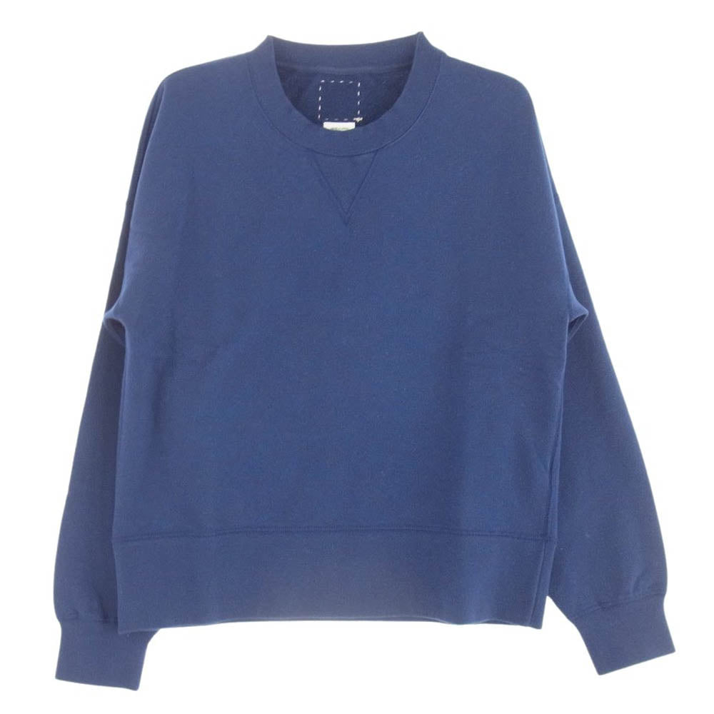 VISVIM ビズビム 24SS 0124105010006 COURT SWEAT L/S C/WS NAVY コート スウェット ネイビー系 1【新古品】【未使用】【中古】