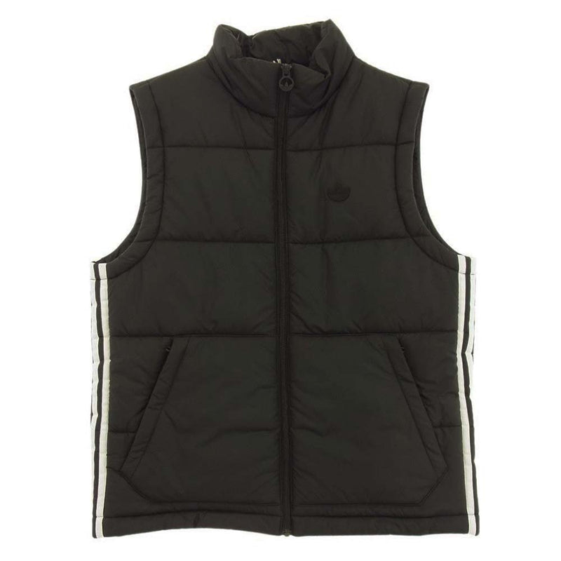 adidas アディダス GE1296 オリジナルス PADDED PUFFER VEST パデッド パファー 中綿 ベスト ブラック系 M【中古】