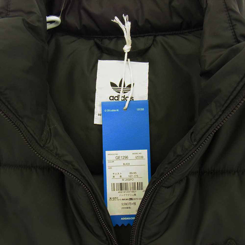 adidas アディダス GE1296 オリジナルス PADDED PUFFER VEST パデッド パファー 中綿 ベスト ブラック系 M【中古】