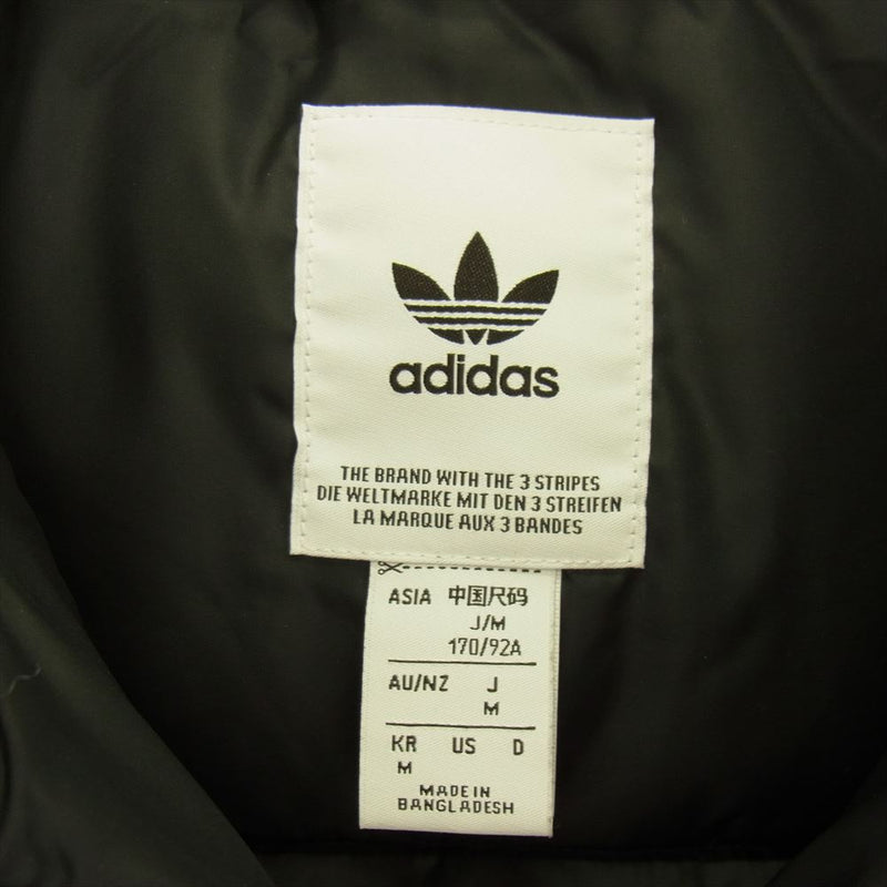 adidas アディダス GE1296 オリジナルス PADDED PUFFER VEST パデッド パファー 中綿 ベスト ブラック系 M【中古】