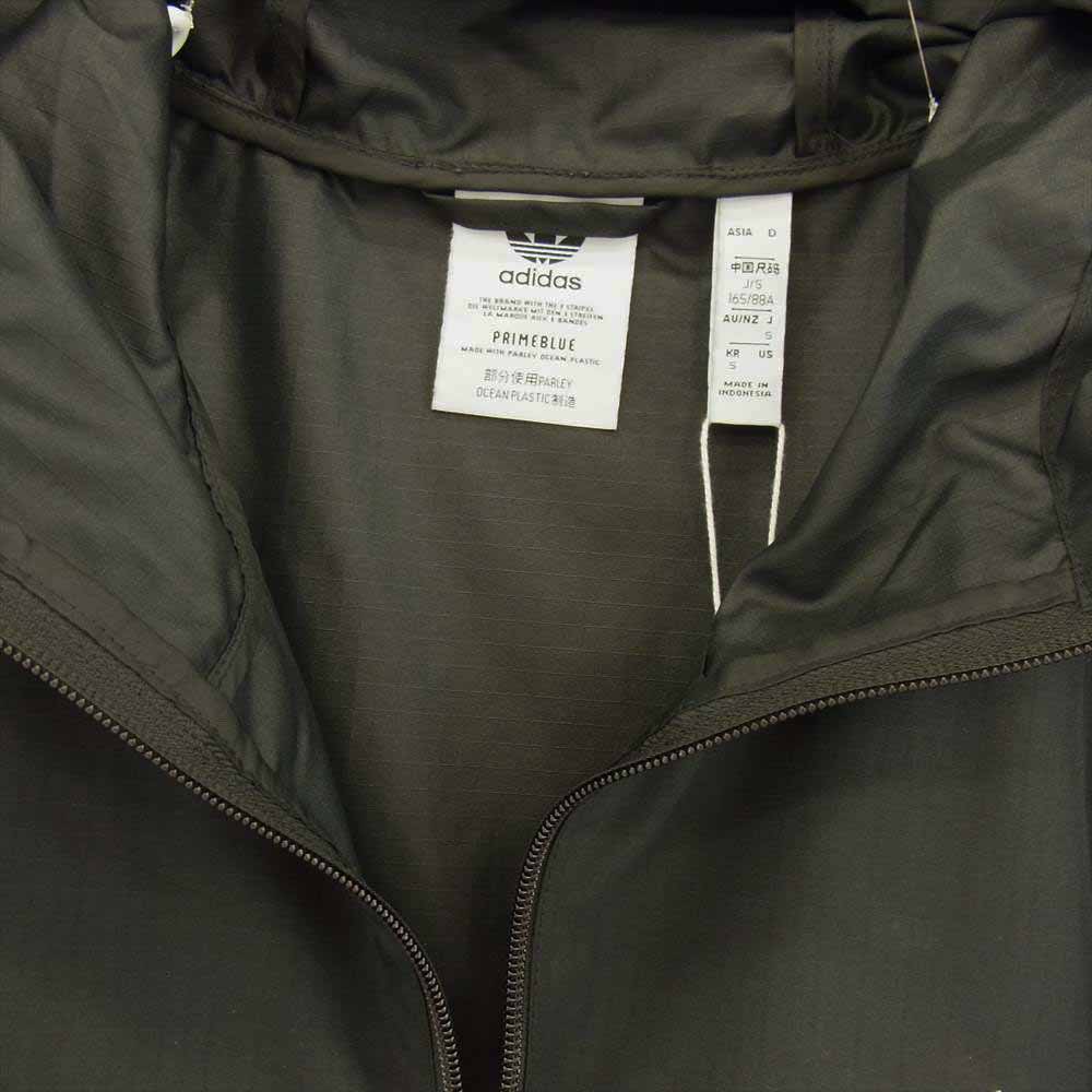 adidas アディダス GN347 オリジナルス ウインドブレーカー フーディー ジャケット ブラック系 S【中古】