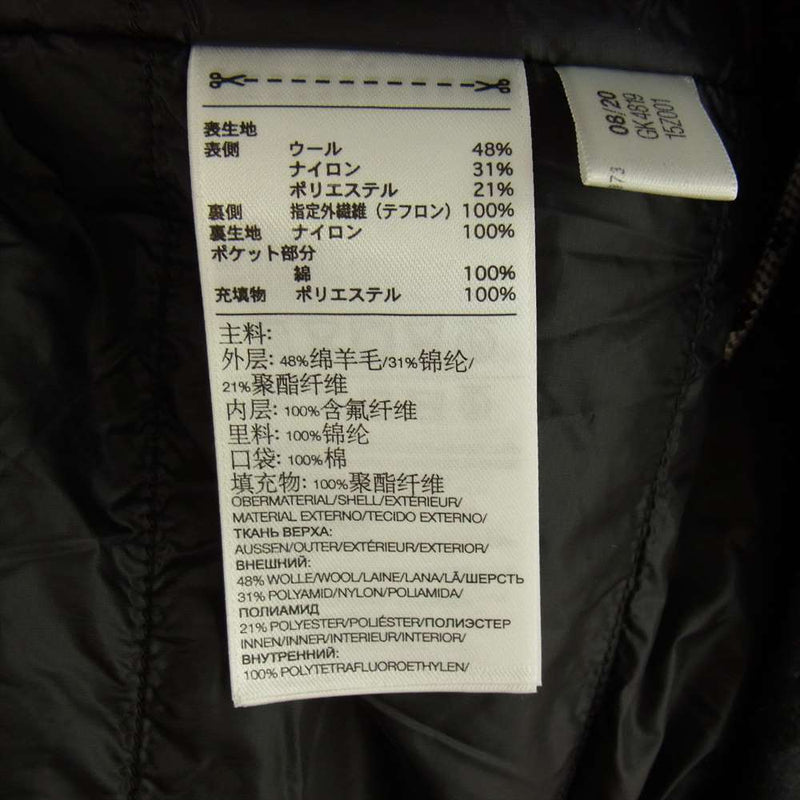 Y-3 Yohji Yamamoto ワイスリー ヨウジヤマモト 20AW GK4819 MELTON GORE-TEX DOWN PARKA メルトン ゴアテックス ダウンジャケット ダークグレー系 L【中古】