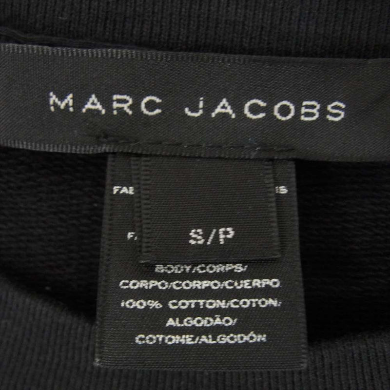 MARC BY MARC JACOBS マークバイマークジェイコブス プリント スウェット トレーナー ブラック系 S【中古】