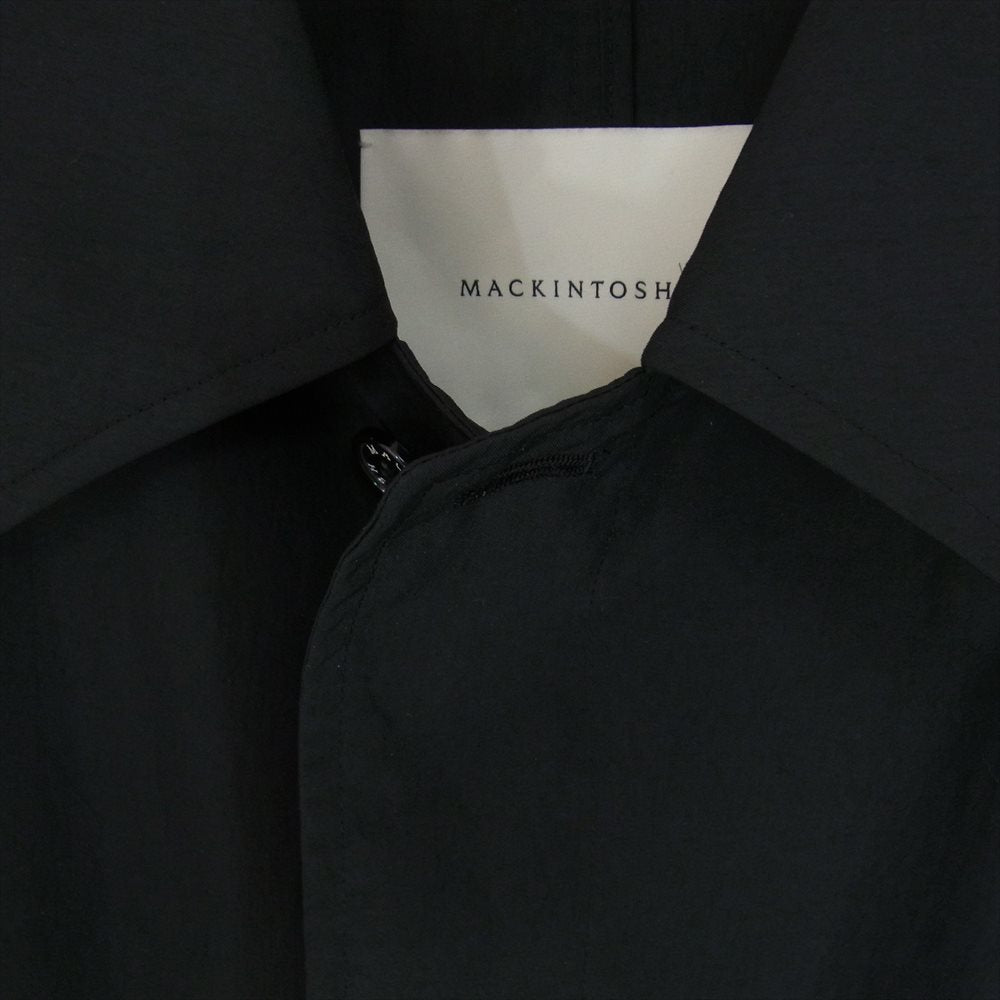 Mackintosh マッキントッシュ PACKABLE BELFORD パッカブル ベルフォード ステンカラー コート ブラック系 34【中古】
