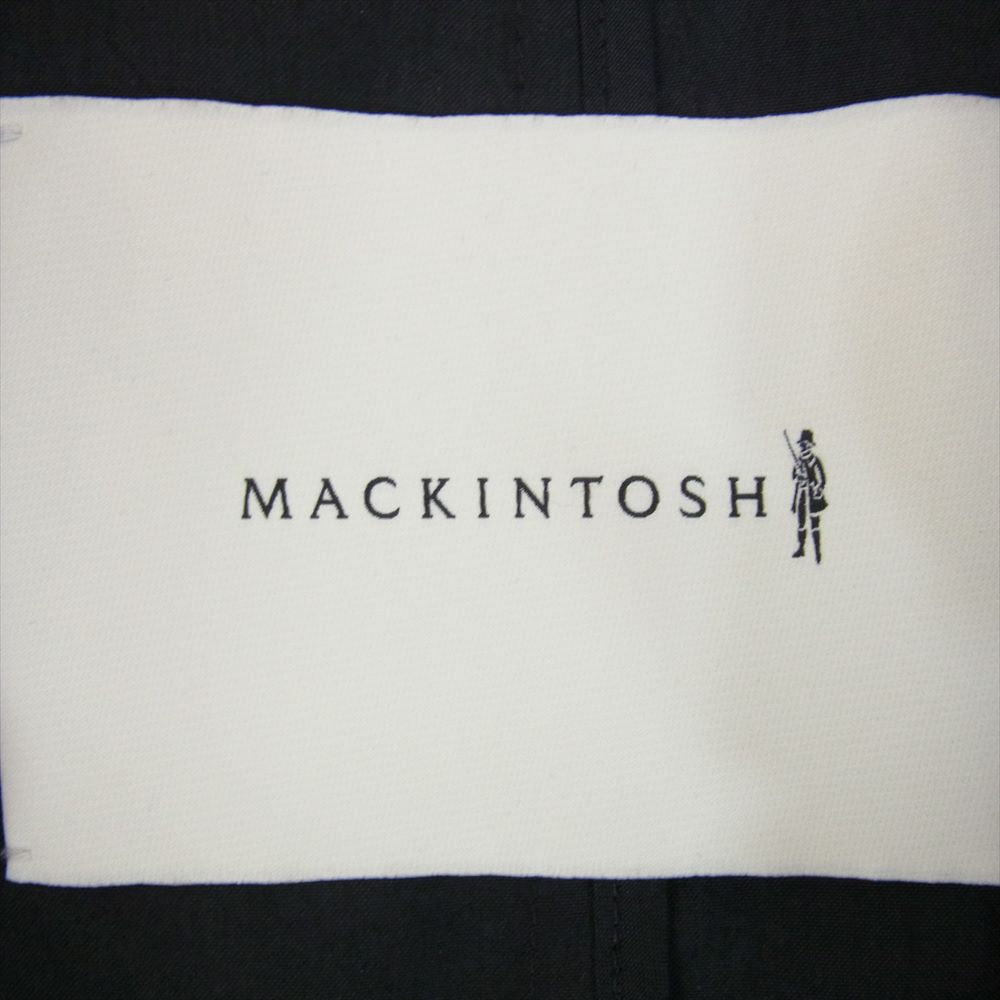 Mackintosh マッキントッシュ PACKABLE BELFORD パッカブル ベルフォード ステンカラー コート ブラック系 34【中古】