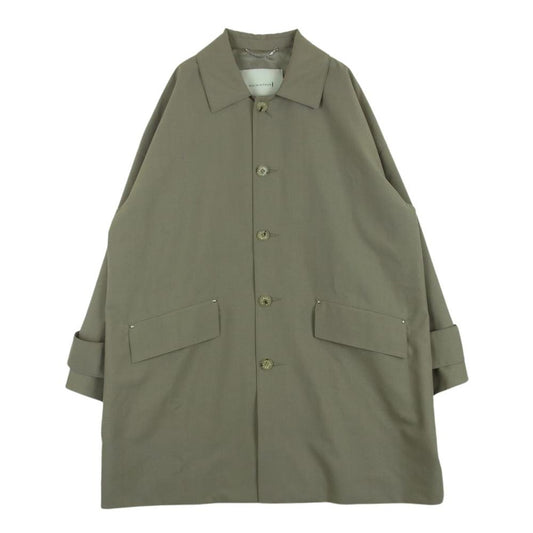 Mackintosh マッキントッシュ HUMBIE ハンビー OVERSIZED SHORT COAT オーバーサイズ ショート コート グレイッシュベージュ系 34【中古】