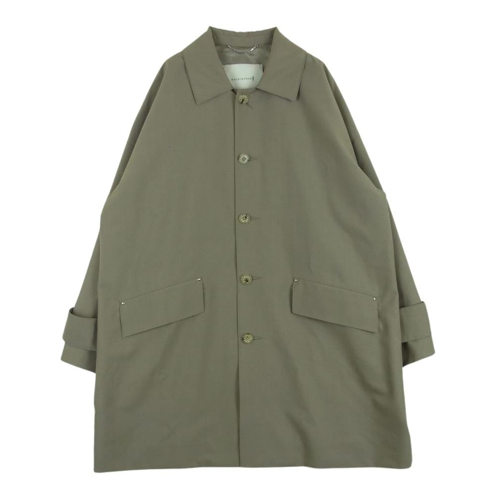 Mackintosh マッキントッシュ HUMBIE ハンビー OVERSIZED SHORT COAT オーバーサイズ ショート コート  グレイッシュベージュ系 34【中古】