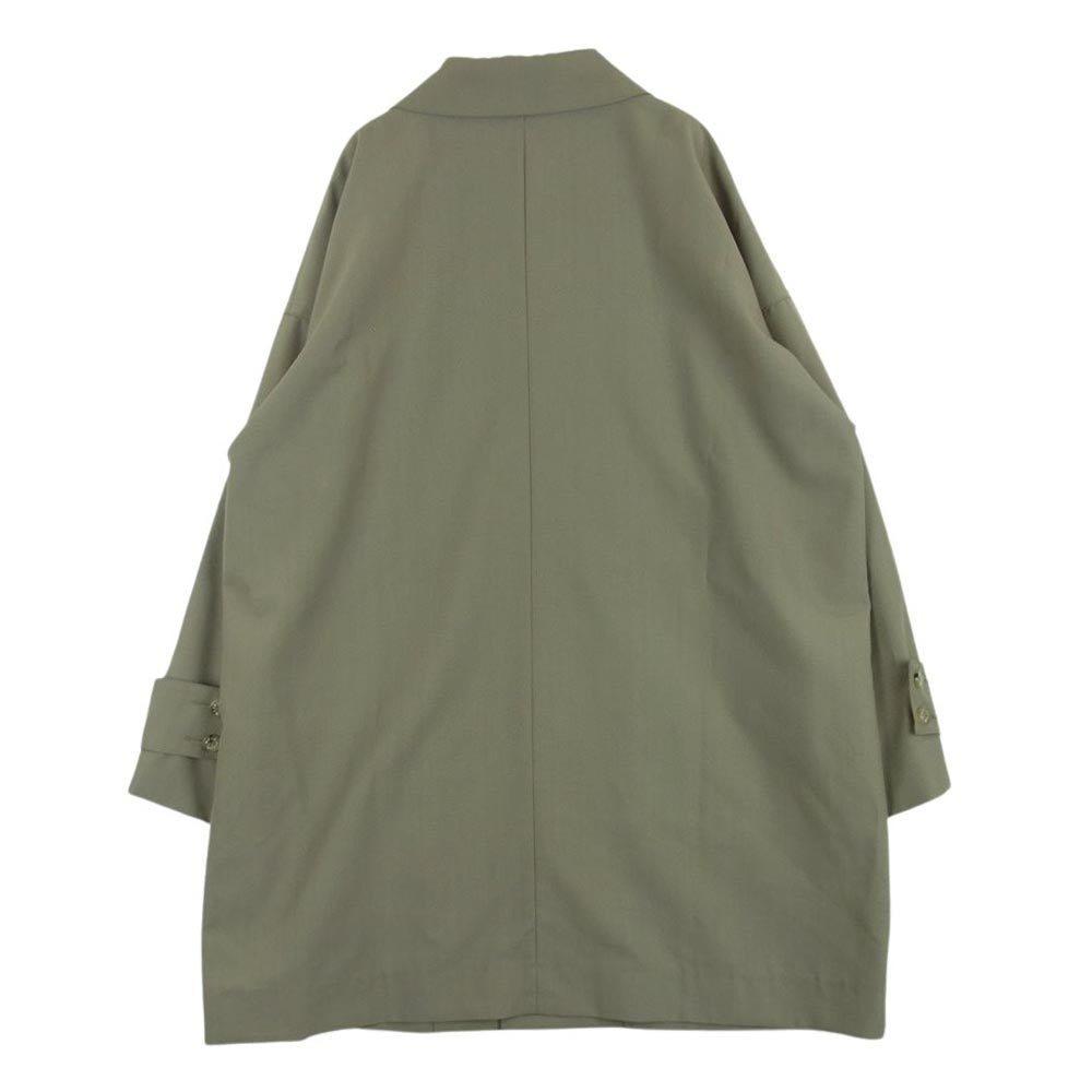 Mackintosh マッキントッシュ HUMBIE ハンビー OVERSIZED SHORT COAT オーバーサイズ ショート コート グレイッシュベージュ系 34【中古】