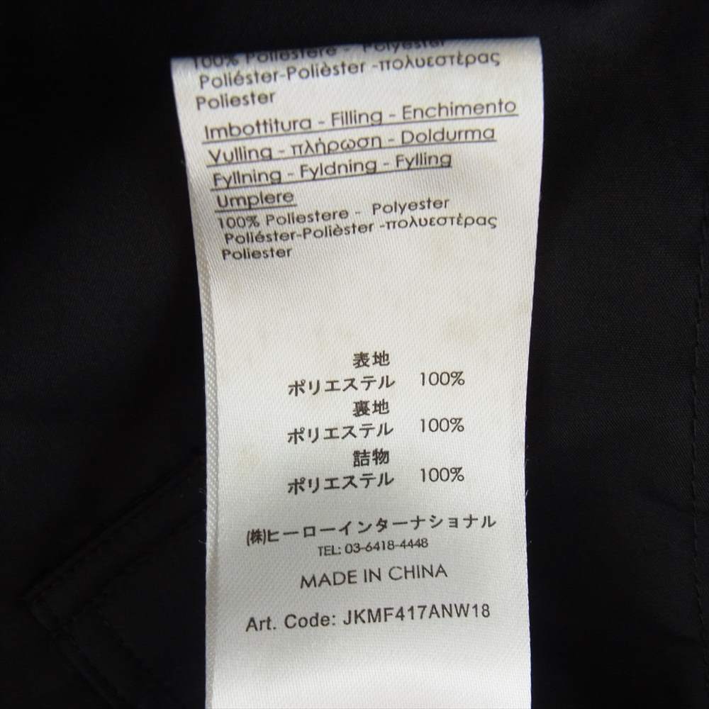 フランクリン＆マーシャル フード 中綿 ジャケット ブラック系 M【中古】