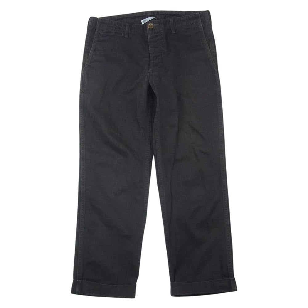 VISVIM ビズビム 0117105008001 High Water Chinos GIZA ハイウォーター チノ パンツ ブラック系 3【中古】