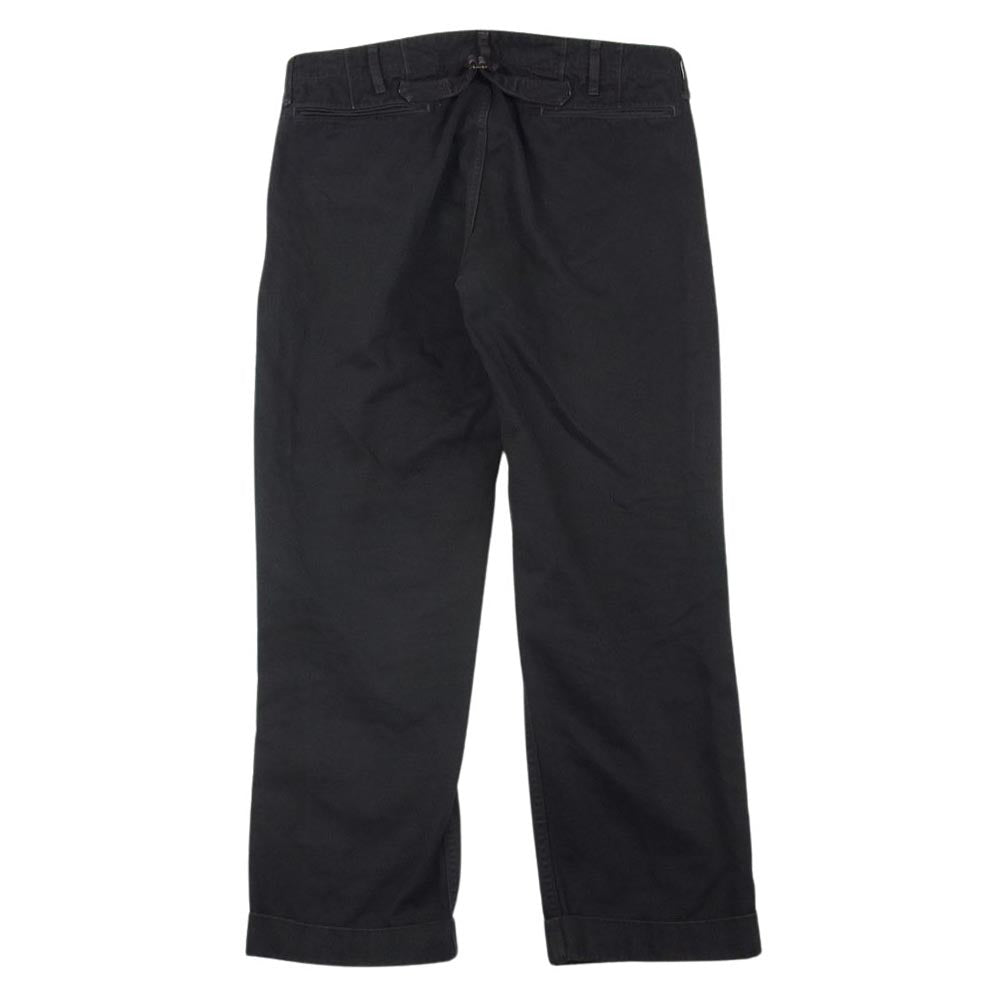 VISVIM ビズビム 0117105008001 High Water Chinos GIZA ハイウォーター チノ パンツ ブラック系 3【中古】