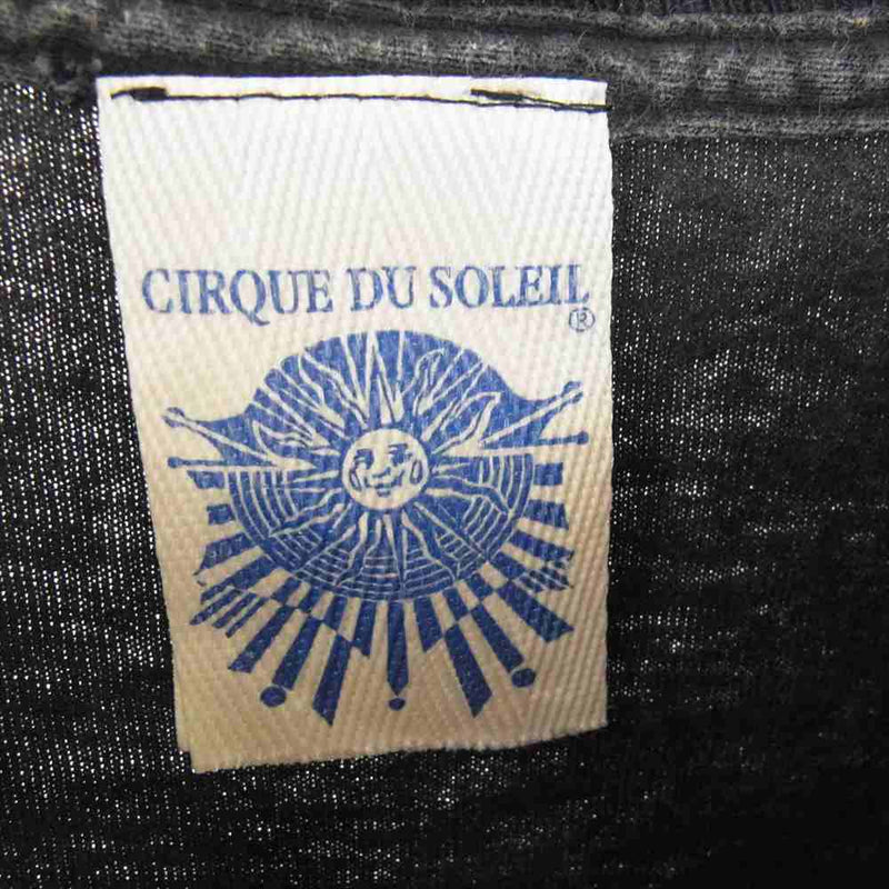 サルティンバンコ CIRQUE DU SOLEIL シルクドソレイユ プリント 半袖 Tシャツ ダークネイビー系 M【中古】