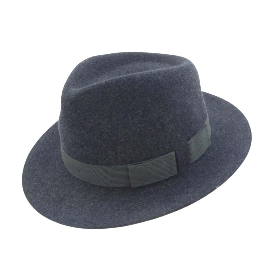 Paul Smith ポール・スミス ウール バイカラー 中折れ ハット グレー系【中古】