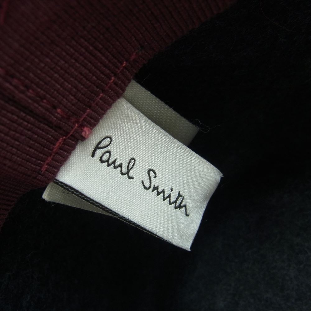 Paul Smith ポール・スミス ウール バイカラー 中折れ ハット グレー系【中古】