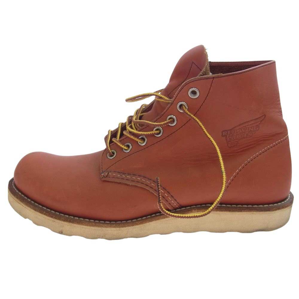 RED WING レッドウィング 8166 Classic Round クラッシック ラウンド アイリッシュセッター レザー プレーントゥ クラッシック ブーツ ブラウン系 26.5cm【中古】