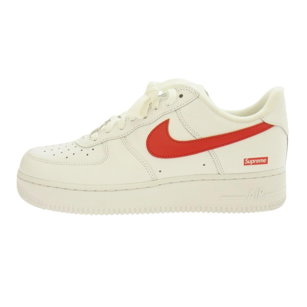 Supreme シュプリーム 24SS CU9225-101 × NIKE AIR FORCE 1 CHINESE RED Exclusive ナイキ エアフォース1 ロー チャイナ エクスクルーシブ スニーカー ホワイト系 27.5cm【新古品】【未使用】【中古】