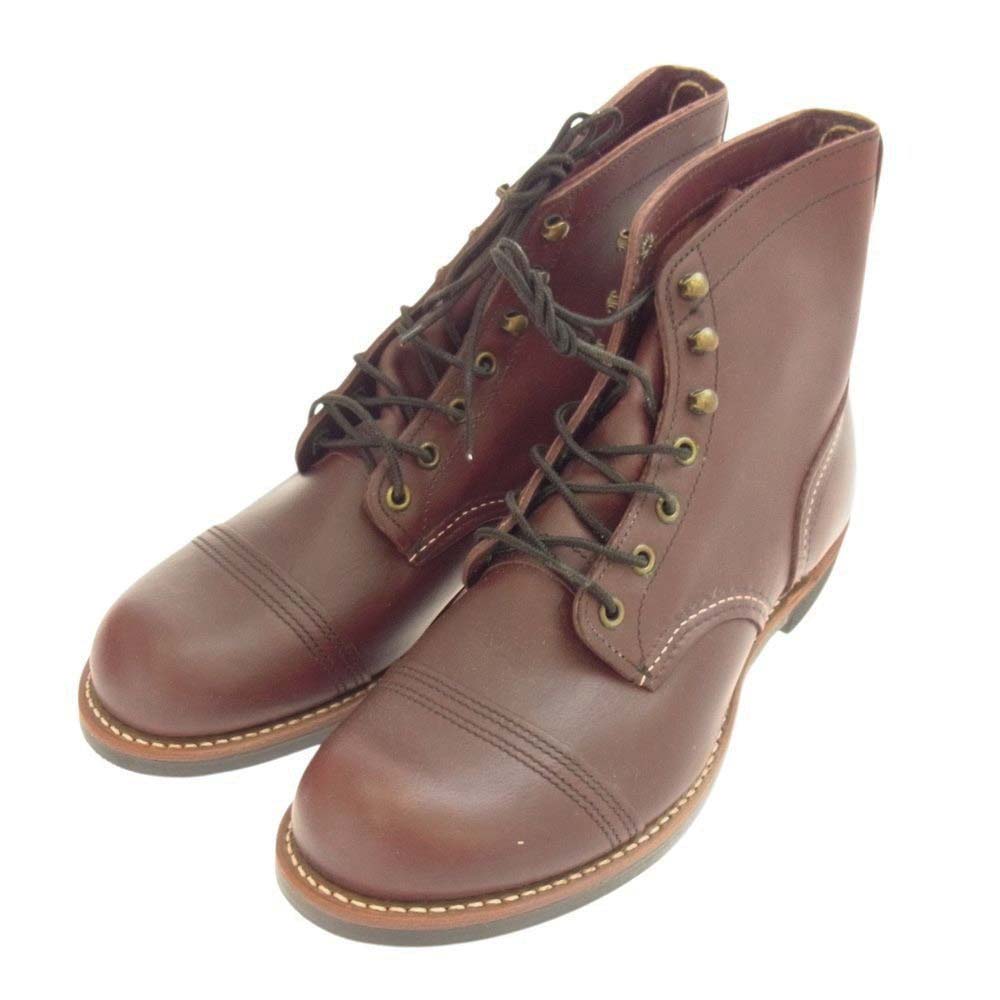 RED WING レッドウィング 8119 Iron Ranger アイアンレンジャー ワーク ブーツ ブラウン系 27cm【新古品】【未使用】【中古】