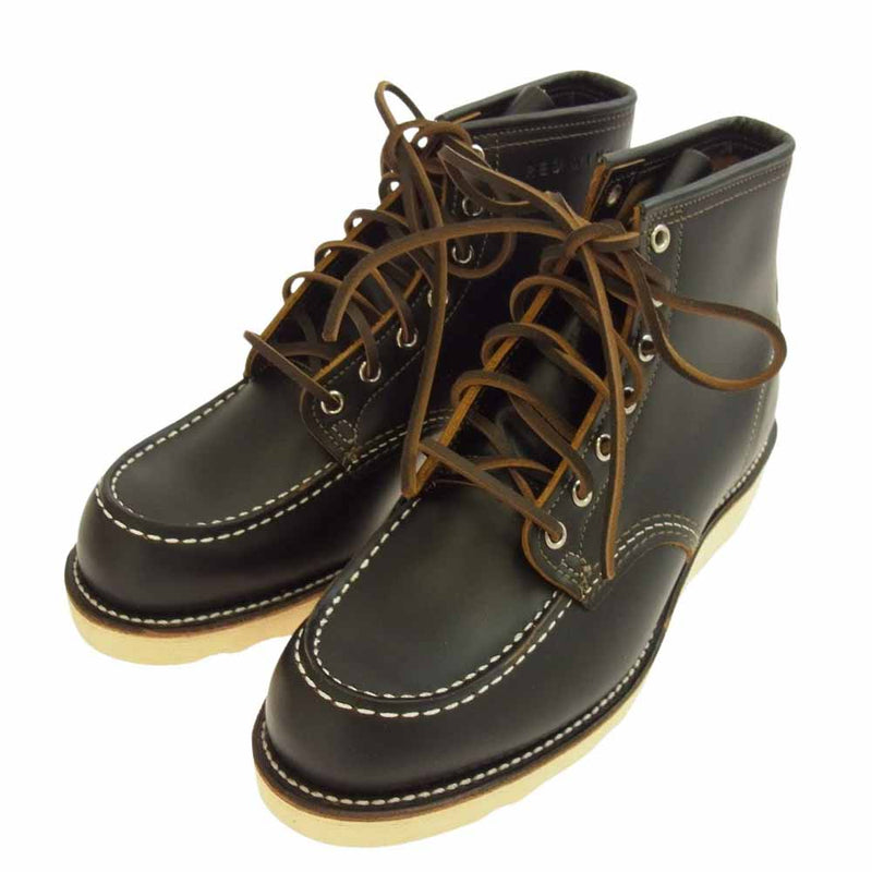 RED WING レッドウィング 9874 Irish Setter 6inch Moc 9874 茶芯 ブラック クローンダイク 犬タグ アイリッシュセッター 6インチ モックトゥ ブーツ ブラック系 27.5cm【新古品】【未使用】【中古】