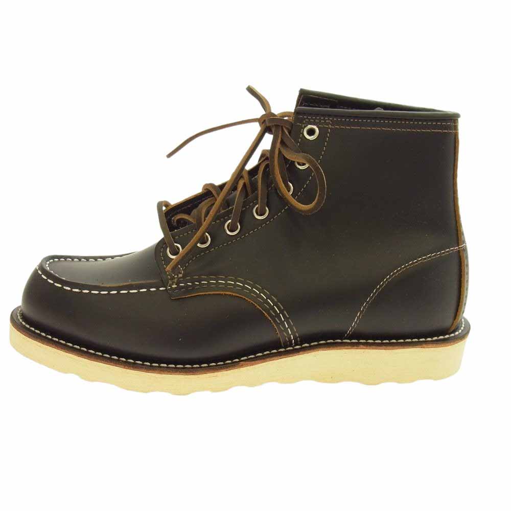 RED WING レッドウィング 9874 Irish Setter 6inch Moc 9874 茶芯 ブラック クローンダイク 犬タグ アイリッシュセッター 6インチ モックトゥ ブーツ ブラック系 27.5cm【新古品】【未使用】【中古】