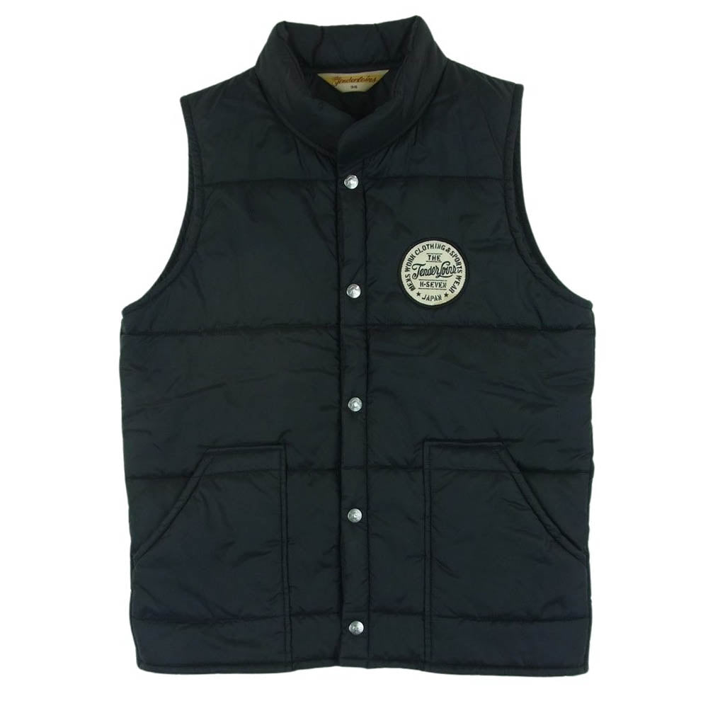 TENDERLOIN テンダーロイン T-NRA VEST 中綿 ベスト ナイロン ポリエステル 日本製 ブラック系 38【中古】