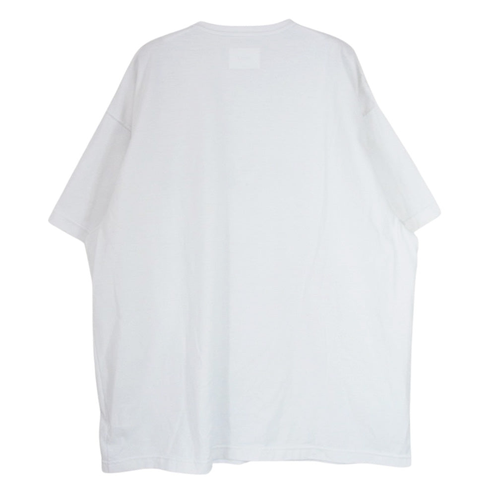 WTAPS ダブルタップス 23SS 231ATDT-CSM13 DESIGN 01/SS/TEE ポケット ショートスリーブ コットン 半袖 プリント Tシャツ ホワイト系 X03 【中古】