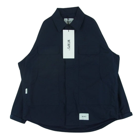 WTAPS ダブルタップス 23SS 231WVDT-JKM01 VERT JACKET CTPL.WEATHER バート ジャケット 日本製 ネイビー系 02【中古】
