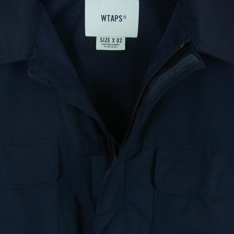 WTAPS ダブルタップス 23SS 231WVDT-JKM01 VERT JACKET CTPL.WEATHER バート ジャケット 日本製 ネイビー系 02【中古】