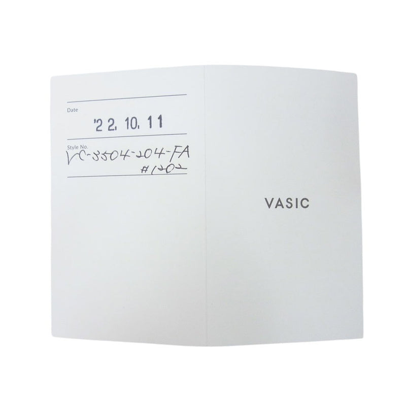 VASIC ヴァジック vc.-3504-504-fa APERO MiniMini アペロ ミニミニ 牛革 レザー ハンドバッグ グレー系【中古】