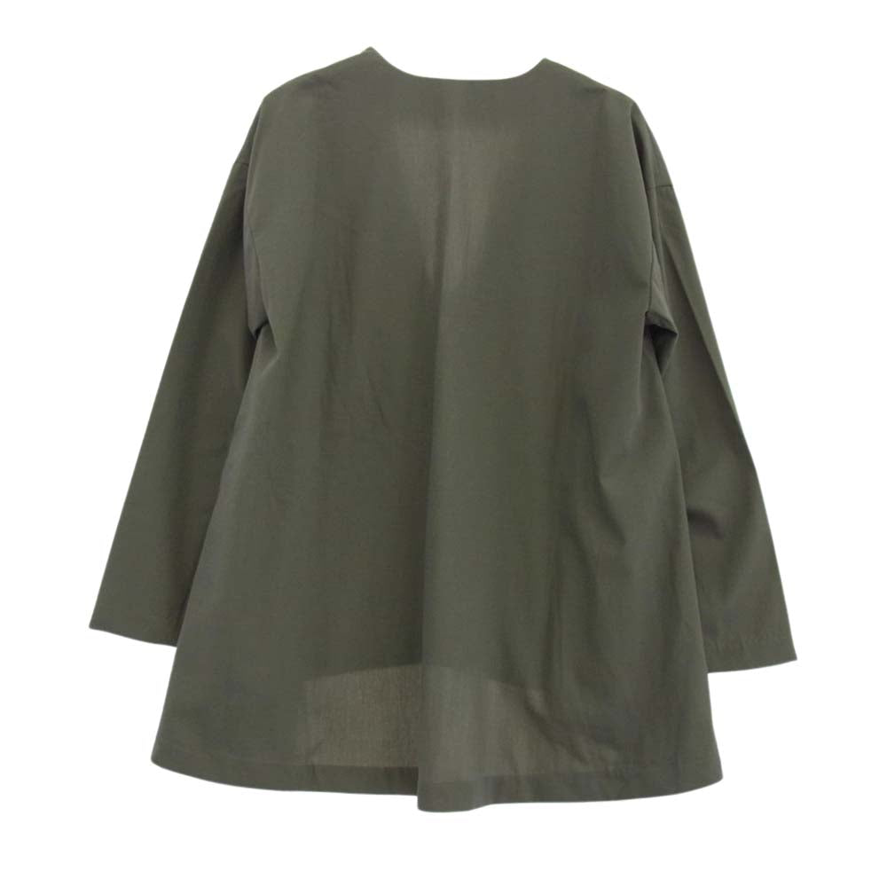 デッサンデモード Vネック サイドスリット プルオーバー パー シャツ グレー系 1【中古】