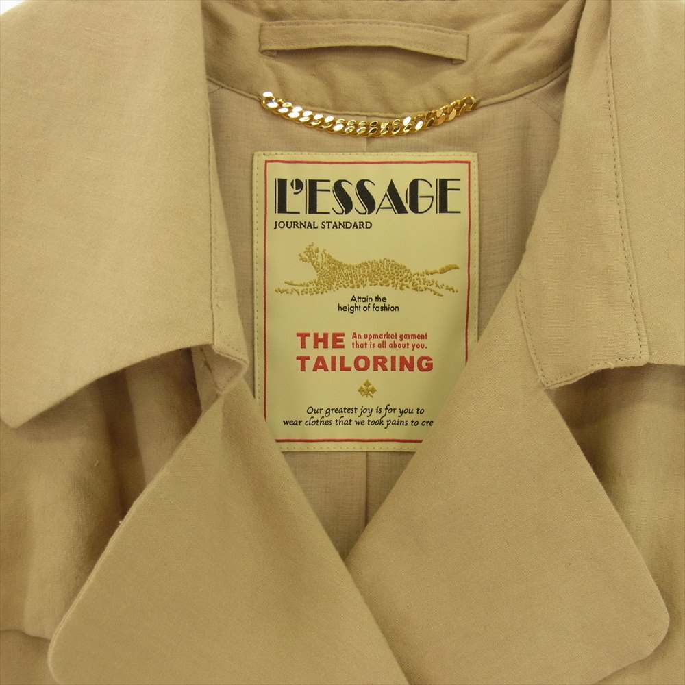 JOURNAL STANDARD ジャーナルスタンダード L'ESSAGE リネン レーヨン トレンチコート【中古】