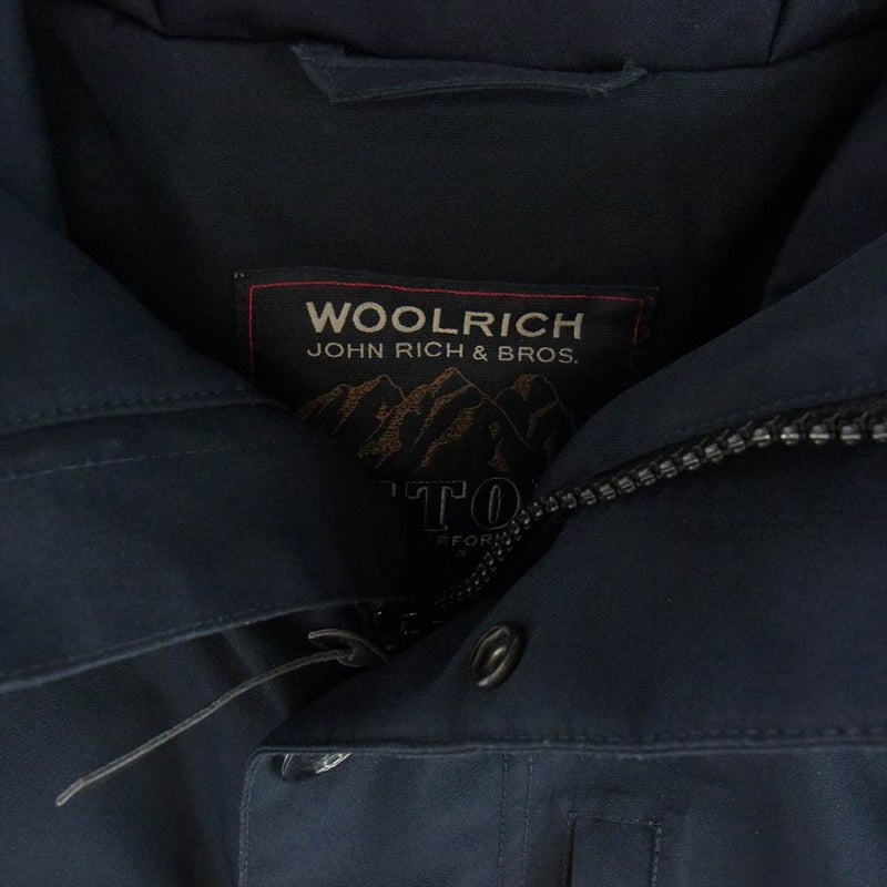 WOOLRICH ウールリッチ 1702068 TETON GORE-TEX ゴアテックス マウンテン ダウンジャケット ネイビー系 S【中古】