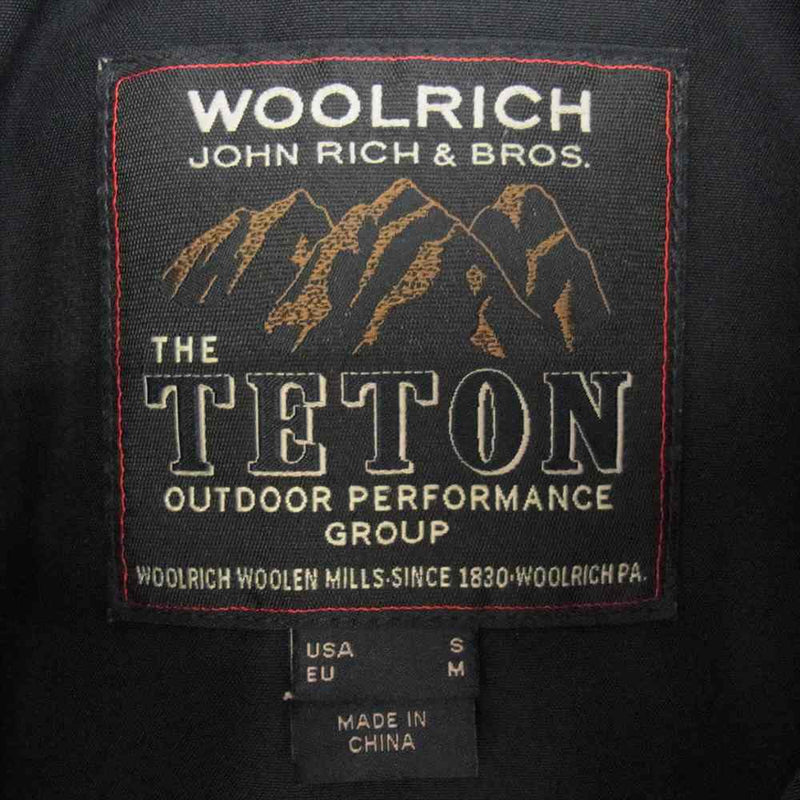 WOOLRICH ウールリッチ 1702068 TETON GORE-TEX ゴアテックス マウンテン ダウンジャケット ネイビー系 S【中古】