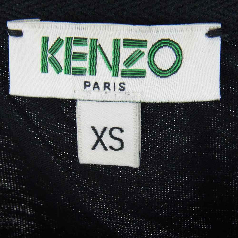 KENZO ケンゾー 目 総柄 ワッペン 半袖Tシャツ ブラック系 XS【中古】