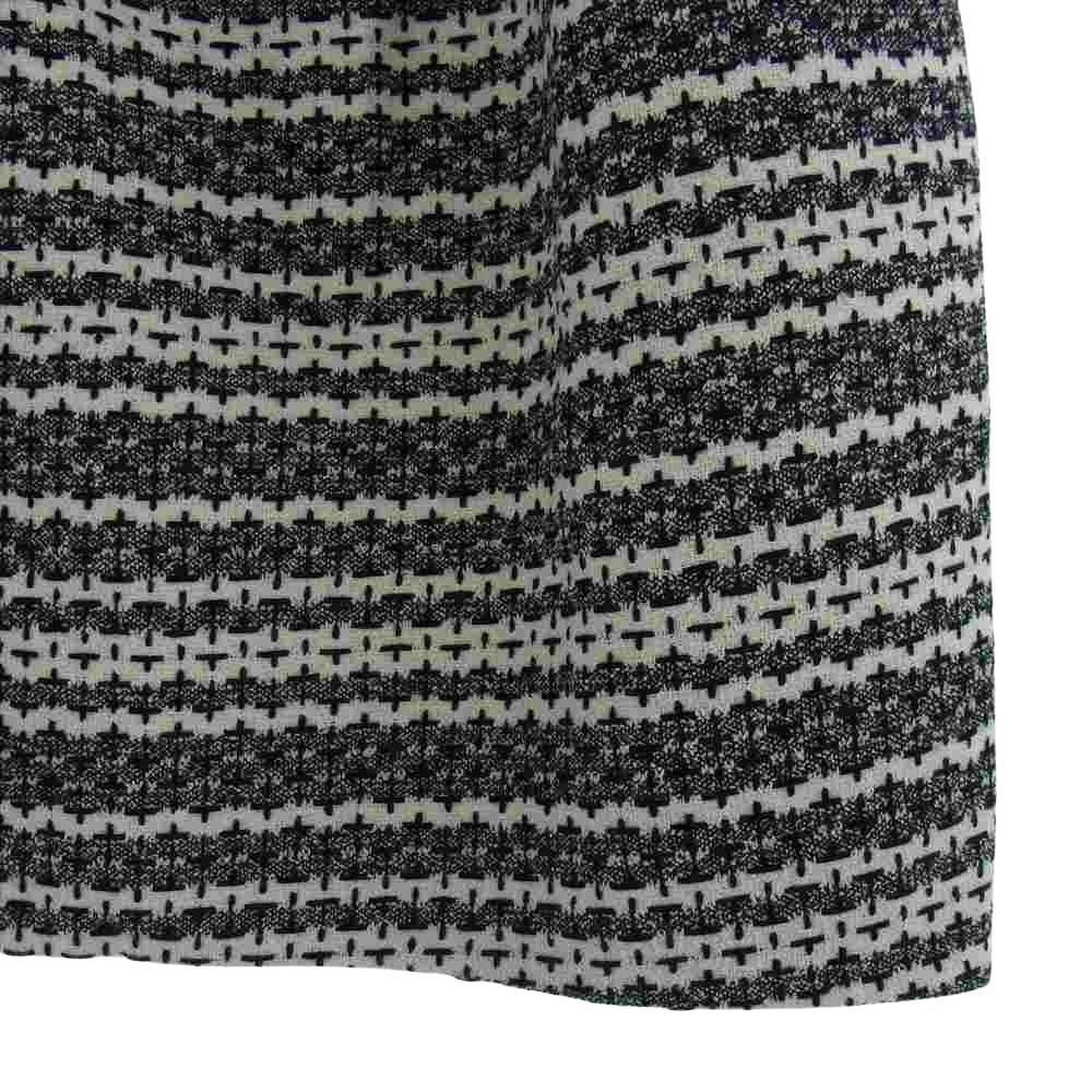 YOKO CHAN ヨーコチャン YCD-620-639 Tweed Baroon Dress ツイード バルーン ドレス ワンピース ホワイト系 ブラック系 36【中古】