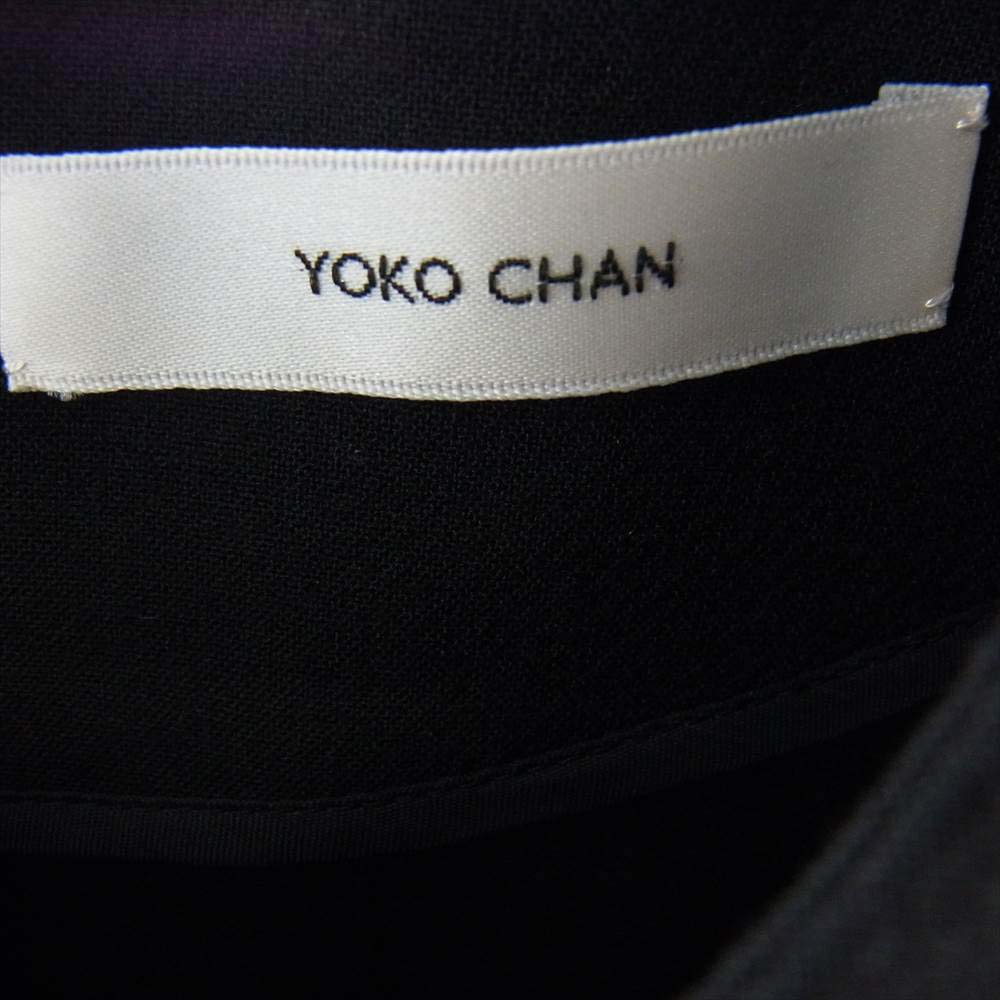YOKO CHAN ヨーコチャン YCD-420-698 裾フリル バイカラー ワンピース 36【中古】