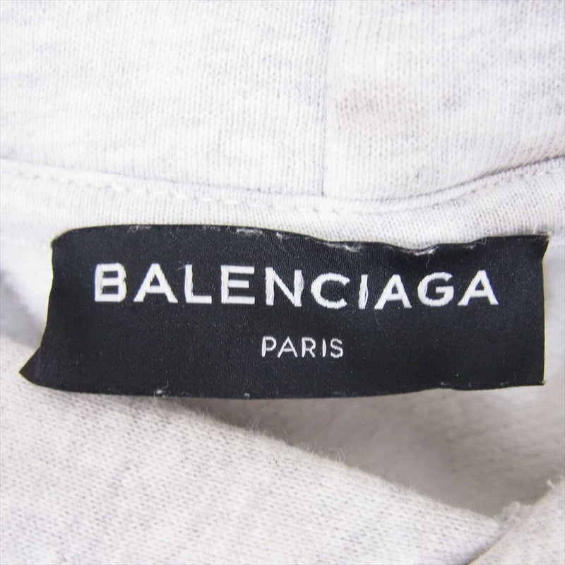 BALENCIAGA バレンシアガ Kids Hoodie キッズ プルオーバー フーディー パーカー 10Y グレー系【中古】