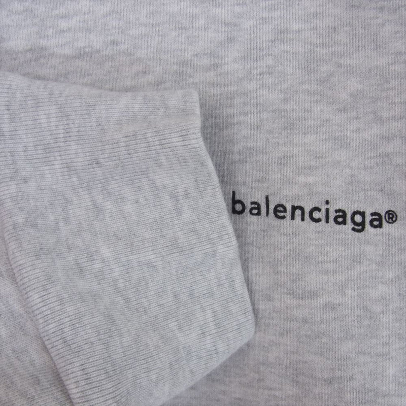 BALENCIAGA バレンシアガ Kids Hoodie キッズ プルオーバー フーディー パーカー 10Y グレー系【中古】