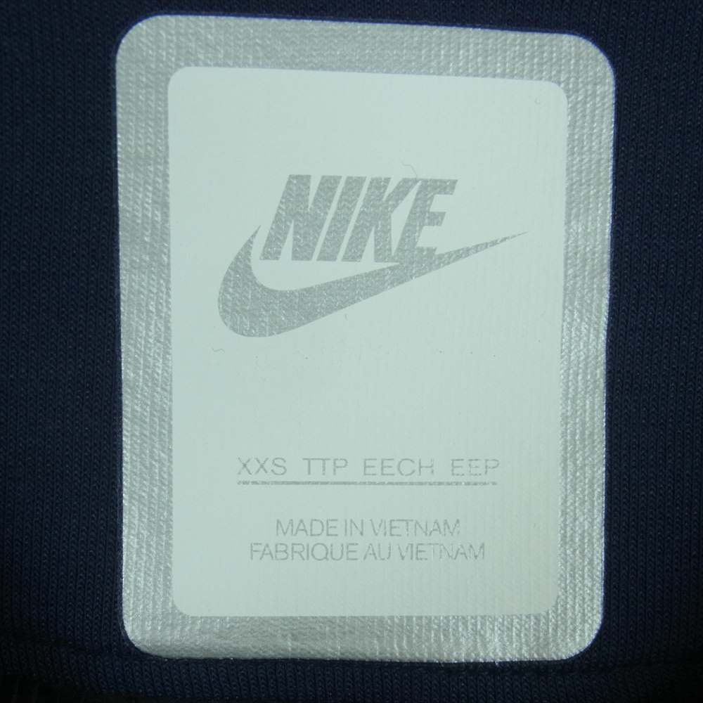 Sacai サカイ 802245-451 NikeLab x Sacai サカイ Tech Fleece Sweater バックプリーツ フレア テック フリース スウェット ネイビー系 XXS【中古】
