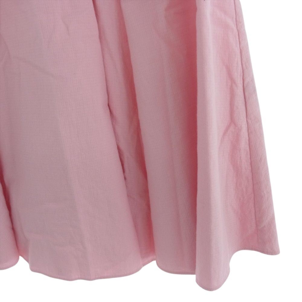 ボーダーズ アット バルコニー BD2011-3E-26 RESORT DRESS リゾート ドレス パフスリーブ 半袖 ワンピース ピンク ピンク系 36【中古】