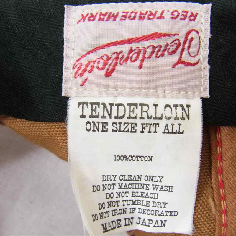 TENDERLOIN テンダーロイン T-TRUCKER CAP TRUCKER CAP DUCK ダック トラッカー キャップ ブラウン系 ONE SIZE【中古】