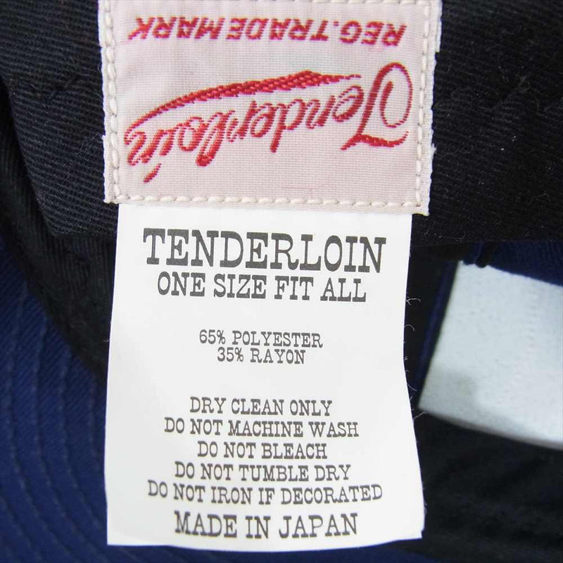 TENDERLOIN テンダーロイン T-TRUCKER CAP TRUCKER CAP ワッペン付 トラッカー キャップ ネイビー系 ONE SIZE【中古】