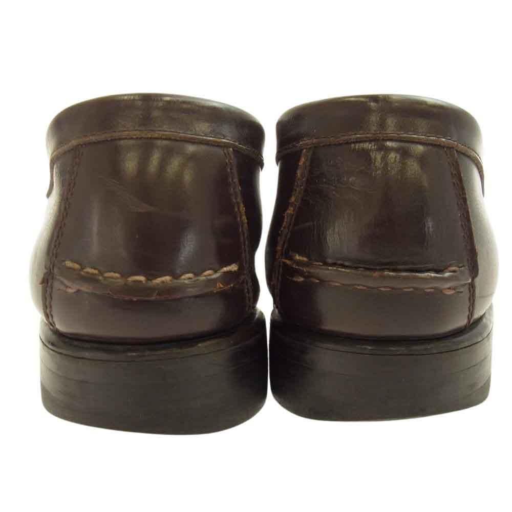 REGAL リーガル ビーフロール コインローファー ペニーローファー シューズ ブラウン系 25EE【中古】