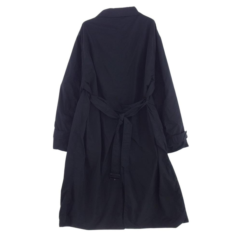 stein ST.214 OVERSIZED WIND COAT オーバーサイズド ウィンド コート コットン ナイロン ステンカラーコート ブラック系 M【中古】