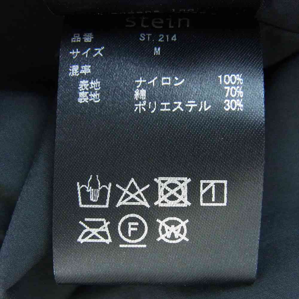 stein ST.214 OVERSIZED WIND COAT オーバーサイズド ウィンド コート コットン ナイロン ステンカラーコート ブラック系 M【中古】