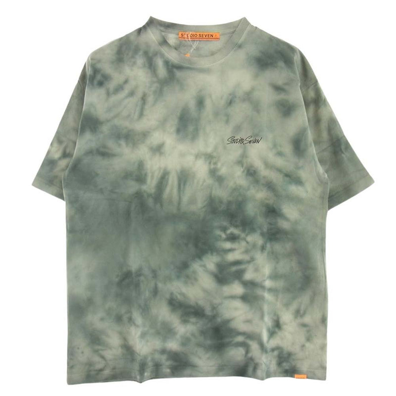 スタジオセブン 70864238 tie Dye Tee タイダイ 半袖 Tシャツ グレー グレー系 XL【新古品】【未使用】【中古】