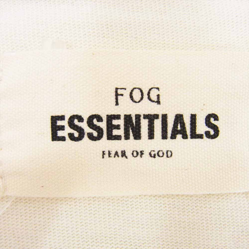 FEAR OF GOD フィアオブゴッド FOG ESSENTIALS 3M LOGO Long Sleeve TEE エフオージー エッセンシャルズ バックロゴ ロングスリーブ 長袖 Tシャツ ベージュ系 XL【中古】