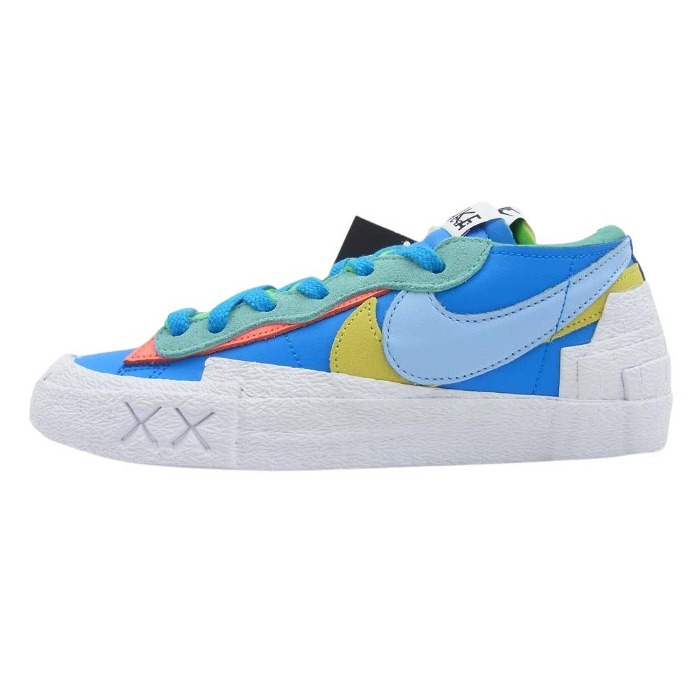 NIKE ナイキ DM7901-400 × KAWS × sacai × Nike Blazer Low Neptune Blue カウズ × サカイ × ナイキ ブレーザー ロー ネプチューンブルー ローカットスニーカー ブルー系 24cm【新古品】【未使用】【中古】