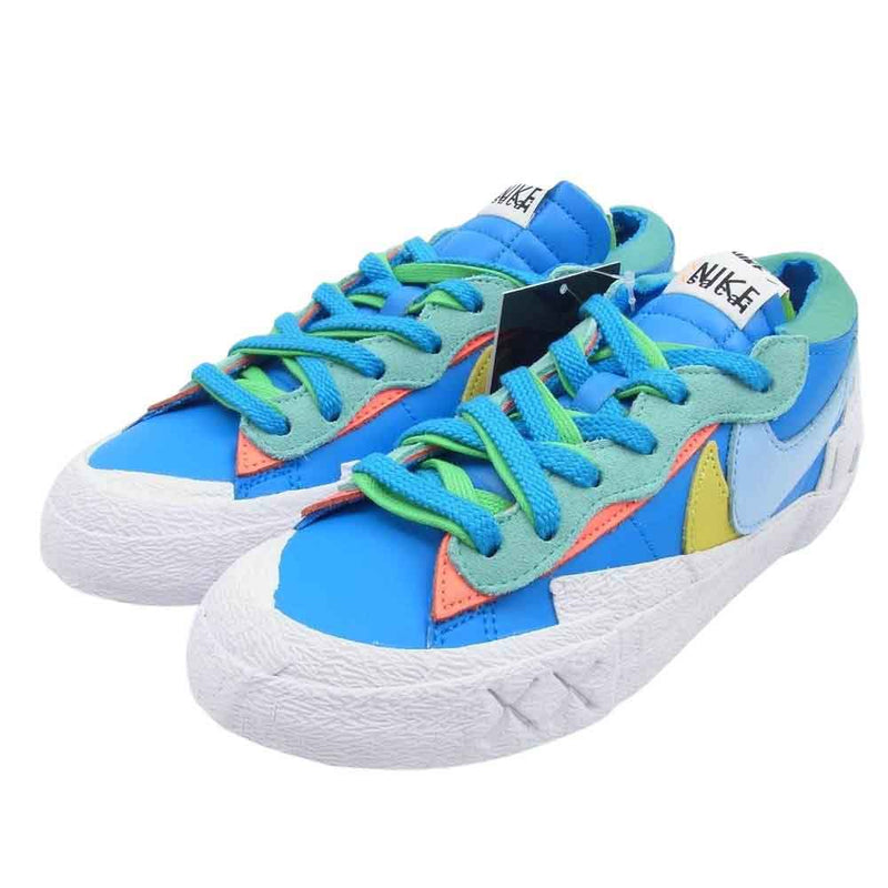 NIKE ナイキ DM7901-400 × KAWS × sacai × Nike Blazer Low Neptune Blue カウズ × サカイ × ナイキ ブレーザー ロー ネプチューンブルー ローカットスニーカー ブルー系 24cm【新古品】【未使用】【中古】